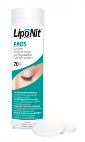 Lipo Nit® Lidpflege Bio-Baumwoll-Pads 70 Stück